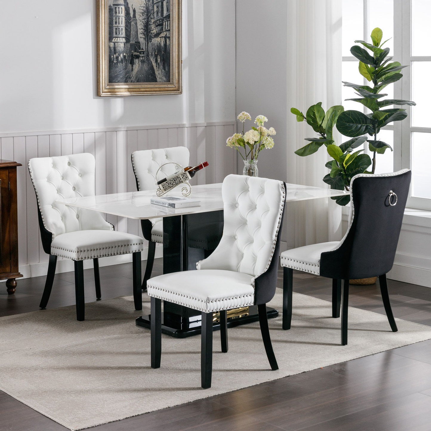 Nikki - Modern Upholstered Dining Chair (Set of 2)