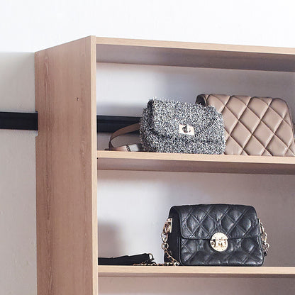 Devi - Wall Mounted Wood Closet System With Modular Design And Ample Storage