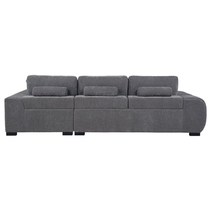 Plather - Sectional Chaise Sofa
