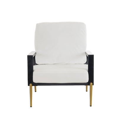 Modern Armchair With Solid Wood Frame