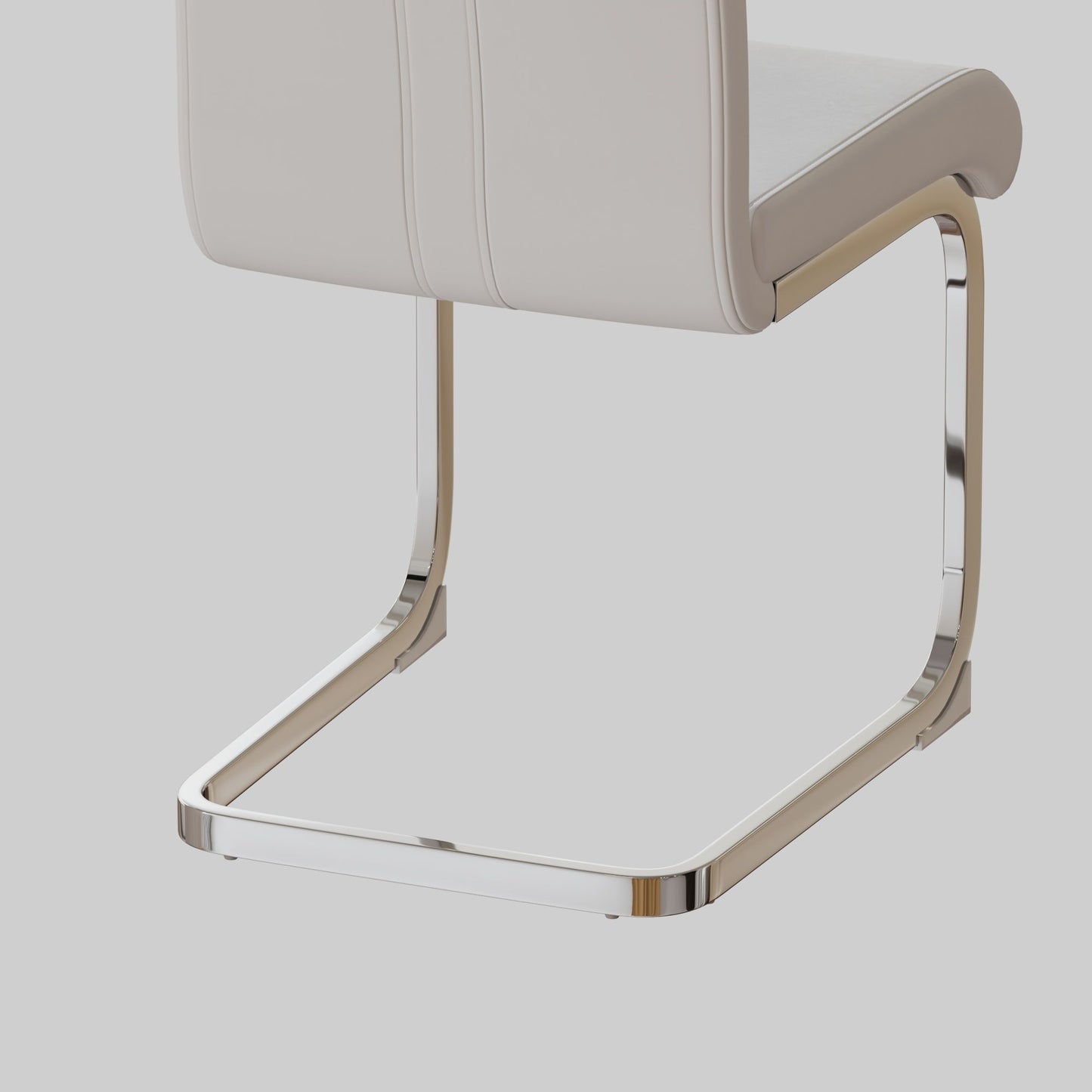 Modern Dining Chairs With Padded Seat, High Back