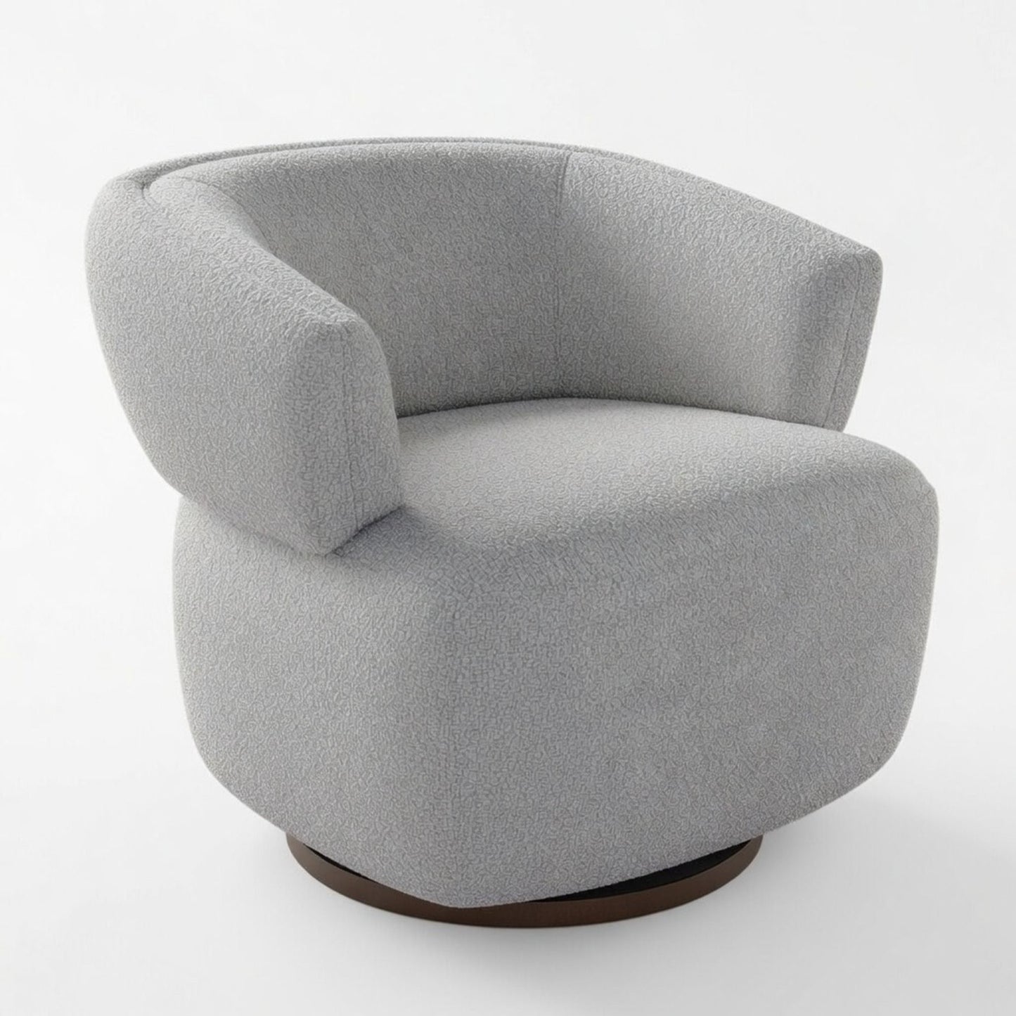Swivel Barrel Accent Oversized Club Chair