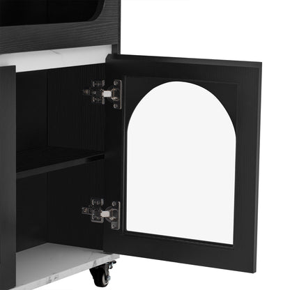 Extendable Dining Table With Folding Top, Rolling Kitchen Island With Drawers And Power Outlet