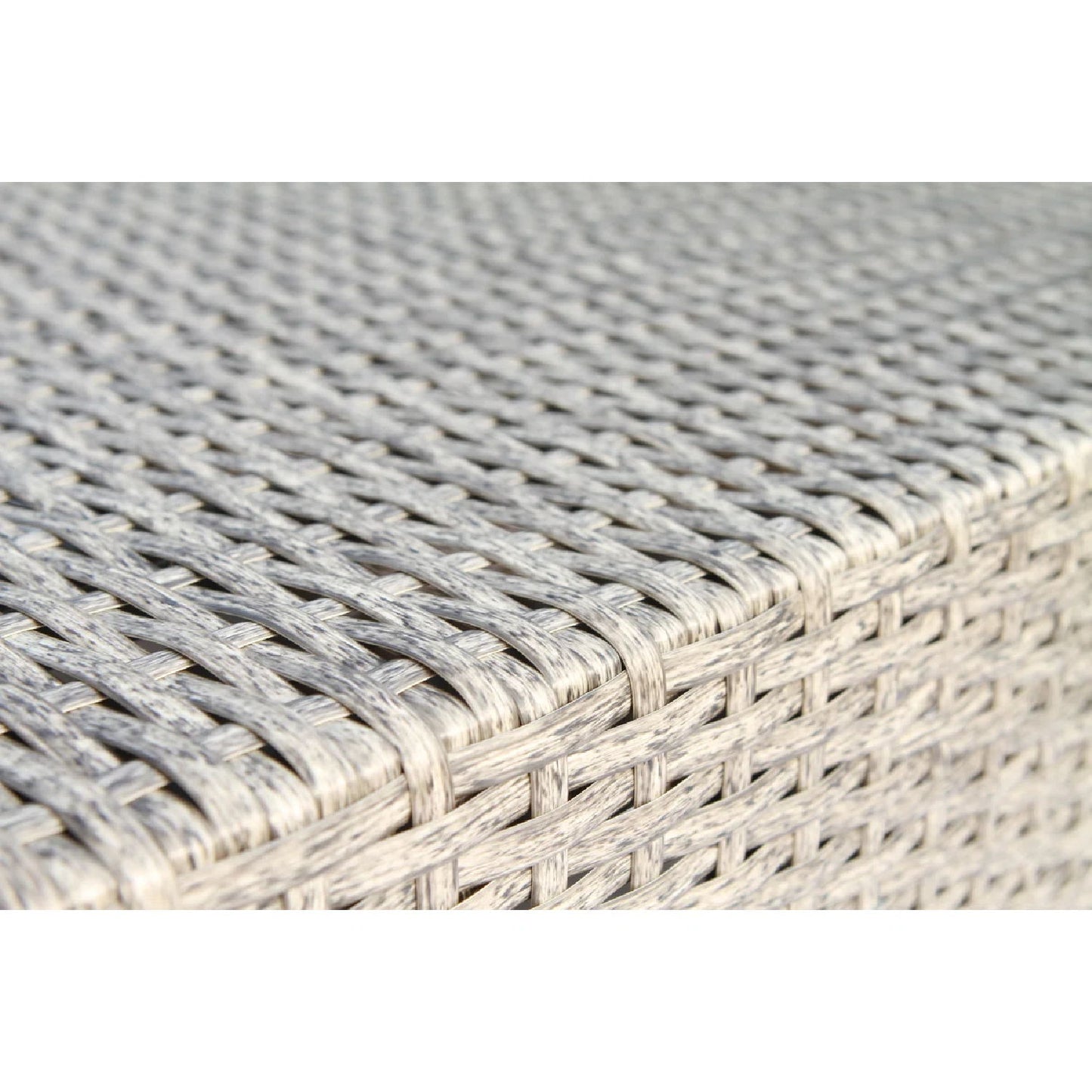 Wicker Outdoor Sectional With Weather Resistant Cushions And Table