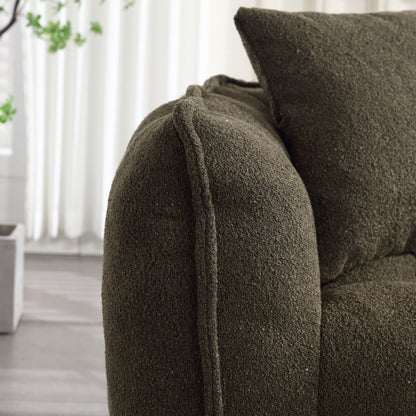 Cozy Beanbag Chair With High Resilience Foam Core For 2