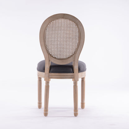 French Country Dining Chairs & Round Back (Set of 2)