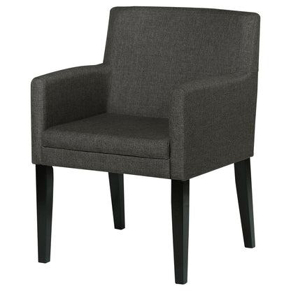 Yorkshire - Upholstered Dining Arm Chair With Cushioned Arms (Set of 2) - Gray
