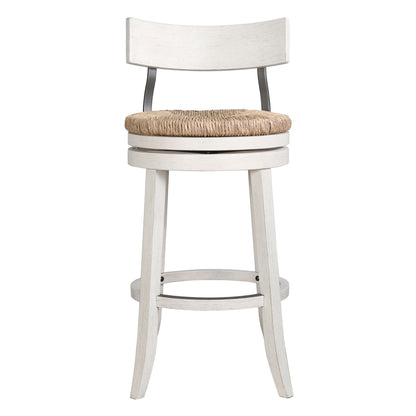Stool With Natural Seagrass Seat