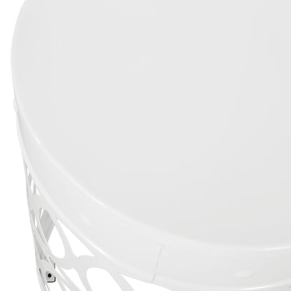 Outdoor Metal S/2 End Table