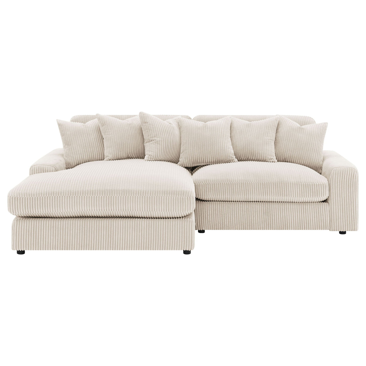 Upton - Reversible Sectional Sofa With Oversized Chaise - Sand