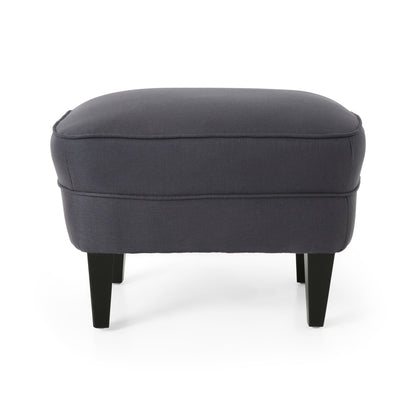 Enchante - Living Room Set With Tufted Back Club Chair And Ottoman