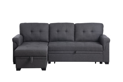 Lucca - Reversible Sleeper Sectional Sofa With Storage Chaise
