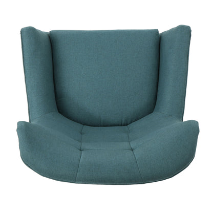 Club Chair With Rubberwood Legs