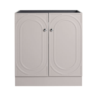 Modern Freestanding Bathroom Vanity With Soft Close Cabinet Doors