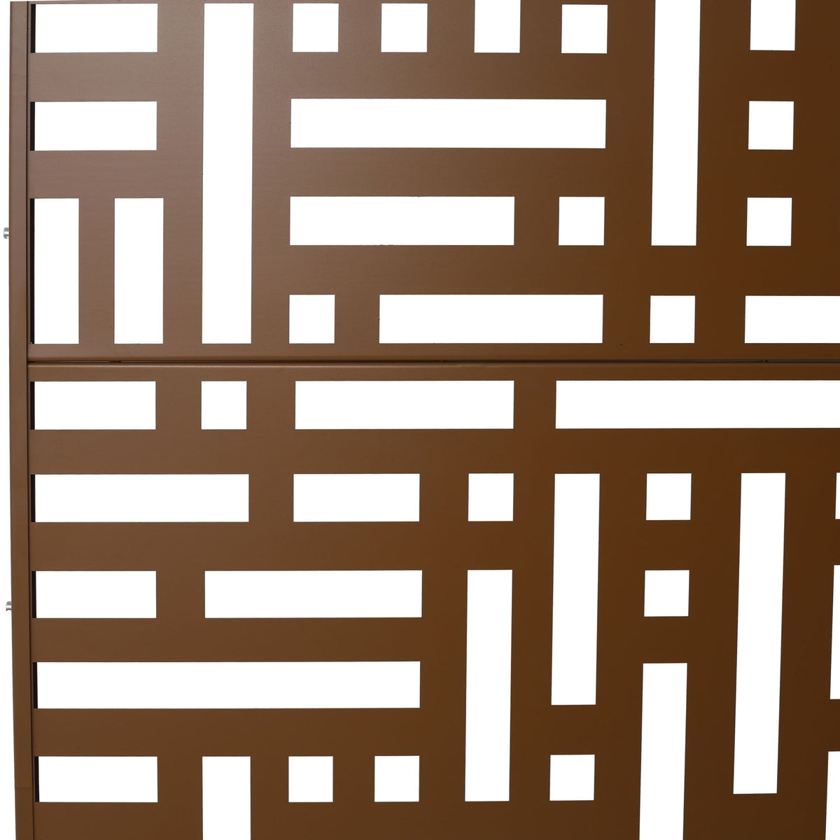 Decorative Freestanding Metal Privacy Screen For Indoor & Outdoor Use