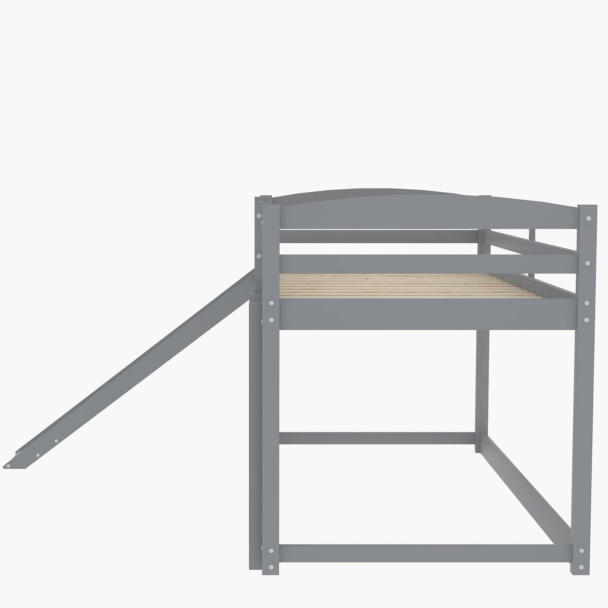 Durable Bunk Bed With Convertible Slide And Ladder