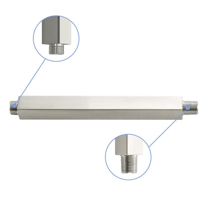 Premium 8" Ceiling Mounted Shower Arm With Flange