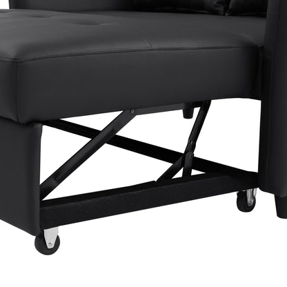 Convertible Sleeper Sofa Bed With 3 USB Ports