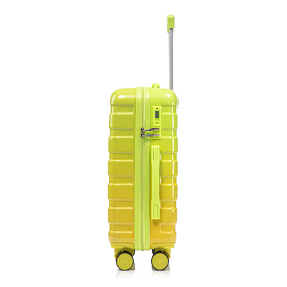 Luggage Set 14" / 20" With Combination Lock And Cosmetic Case