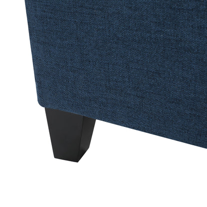 Glouster - Contemporary Storage Ottoman With Button Tufted Design