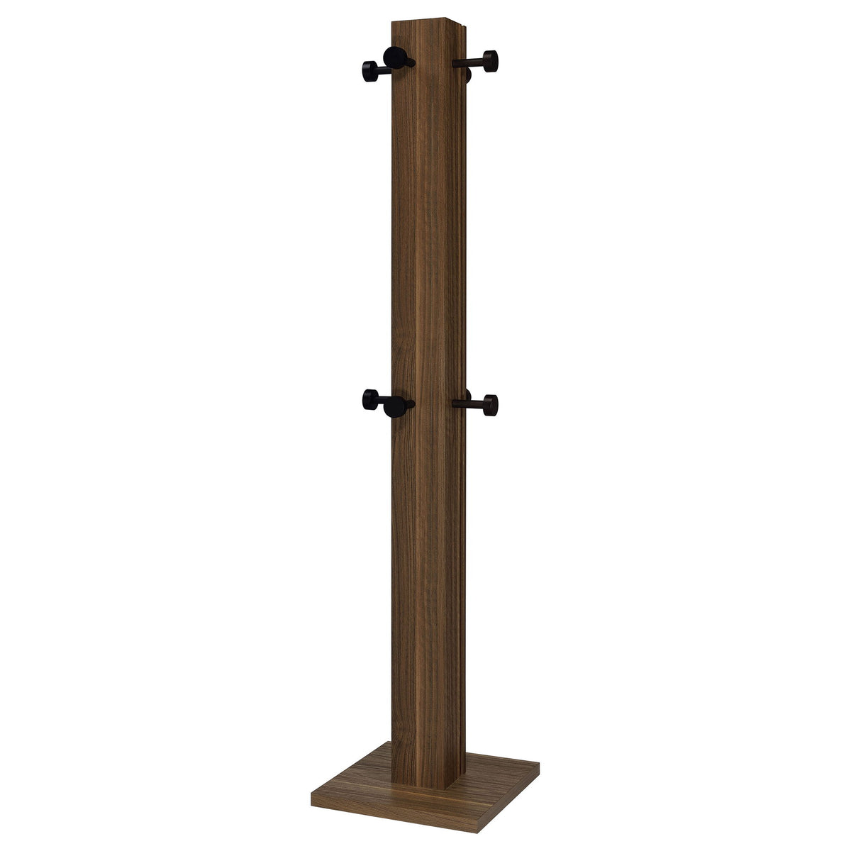 Rawlins - Coat Rack With 8 Hooks - Walnut