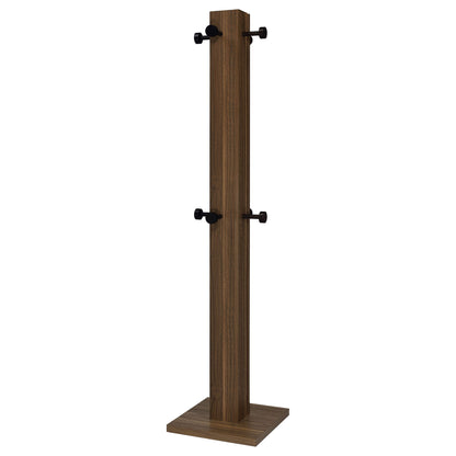 Rawlins - Coat Rack With 8 Hooks - Walnut