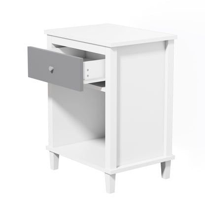 Nightstand With 1 Drawer 1 Shelf