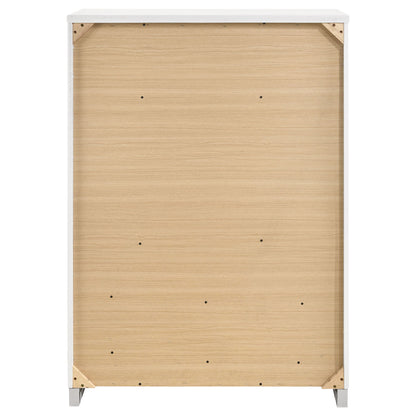 Dulcey - 5 Drawer Bedroom Chest - White