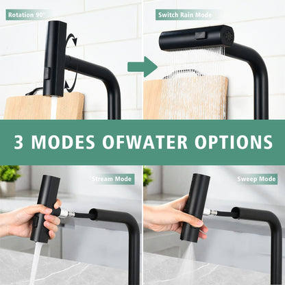 Touchless Kitchen Faucet With LED Display