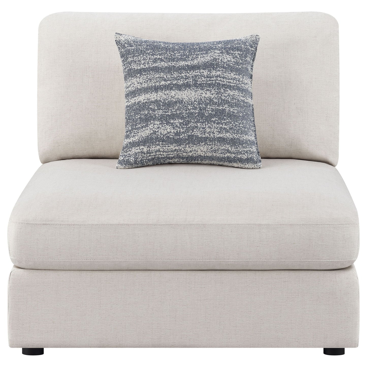 Duncan- Armless Chair With Removable Cushions