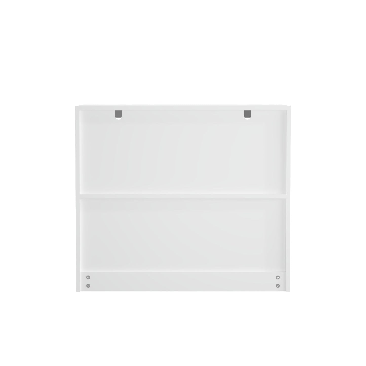 Toy Storage Organizer With Large Drawer And Low Bookshelf For Nursery & Playroom - White