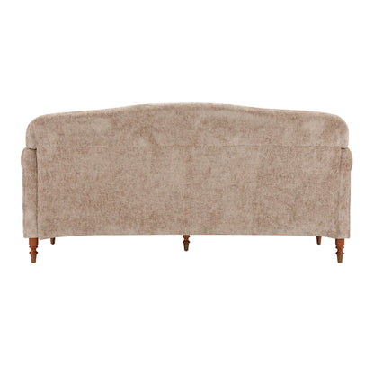 Loveseat Sofa, 2 Seater Couch With Rolled Arms