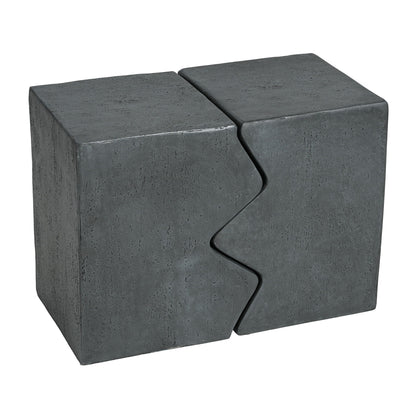 Rectangular Outdoor Indoor Accent Side Table (Set of 2)