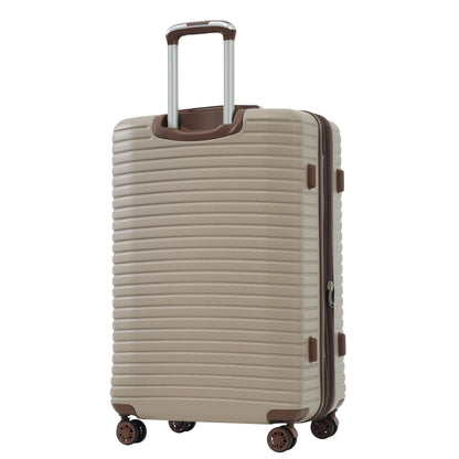 4 Piece Luggage Suitcase Set, Hard Shell Lightweight Expandable Travel Luggage With 4 Packing Cubes