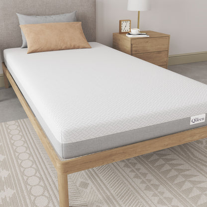 8" Memory Foam Mattress With Adaptive Foam Support And Breathable Cover