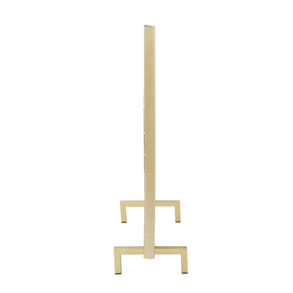 Thayer - Single Panel Iron Fireplace Screen With Geometric Design