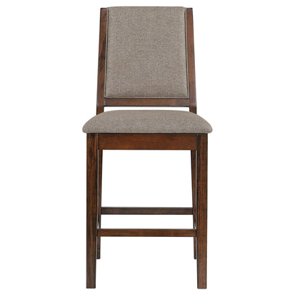 Allen - Upholstered Counter Chair (Set of 2) - Oak