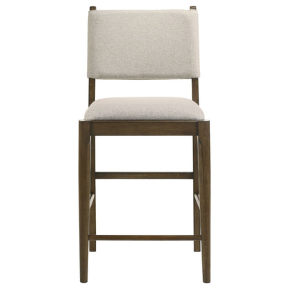 Crispin - Upholstered Counter Side Chair (Set of 2) - Brown