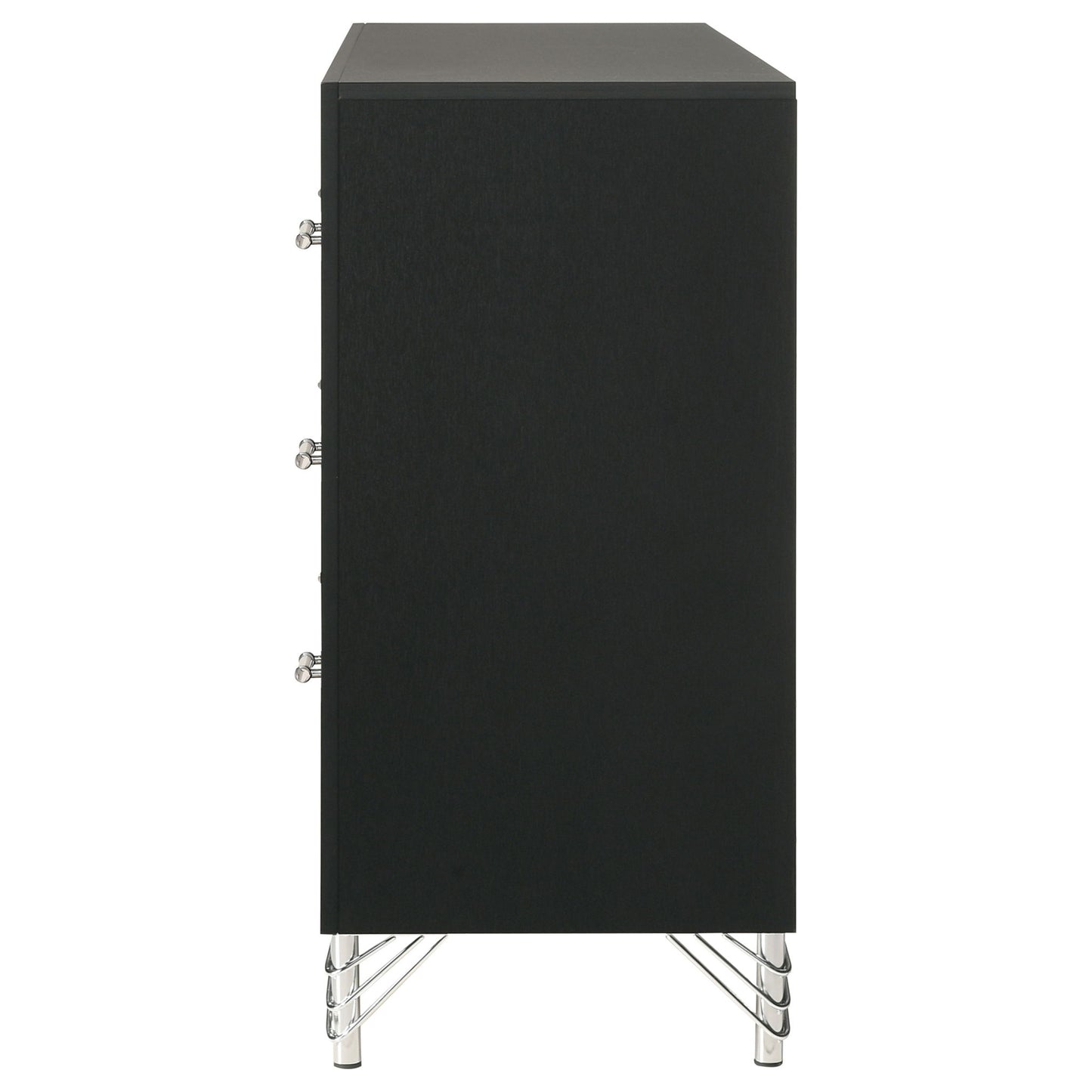 Malcolm - 6 Drawer Dresser Cabinet - Black
