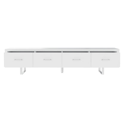 TV Stand With Slatted Drawers