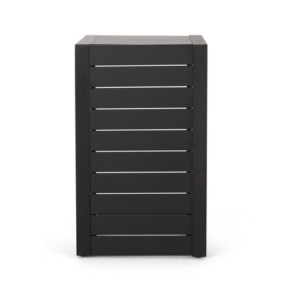 Aluminum Outdoor C - Shaped Side Table For Patio