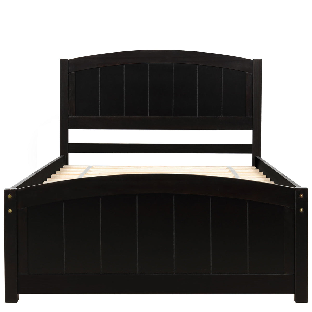 Platform Bed & Headboard, Footboard And Wood Slat Support