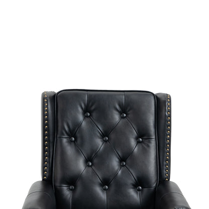 Modern Accent Armchair With Sturdy Wood Legs