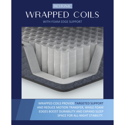 Comfort Care - Hybrid Restful Nights Firm Mattress, 12 Piece Comfort Bedding Pack