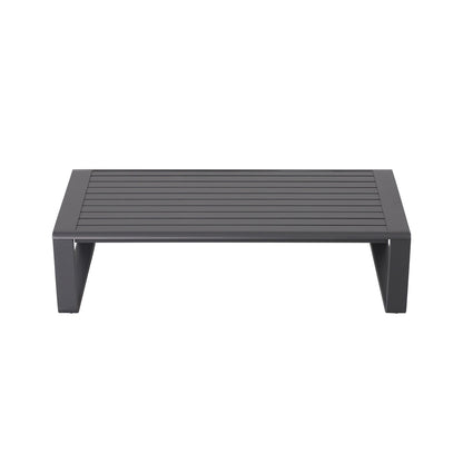 Durable Sofa With Rectangular Coffee Table