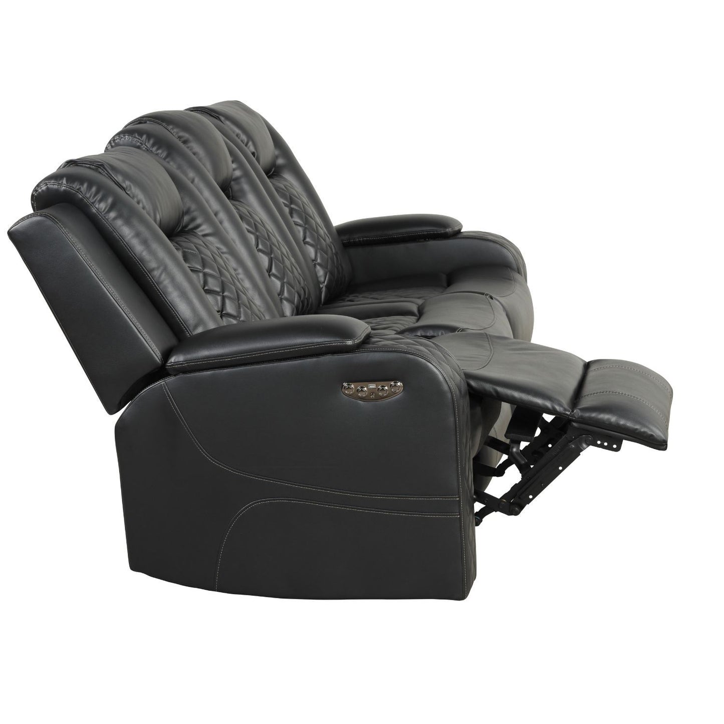 Benz - Power Recliner Set With LED Lighting And USB Charging