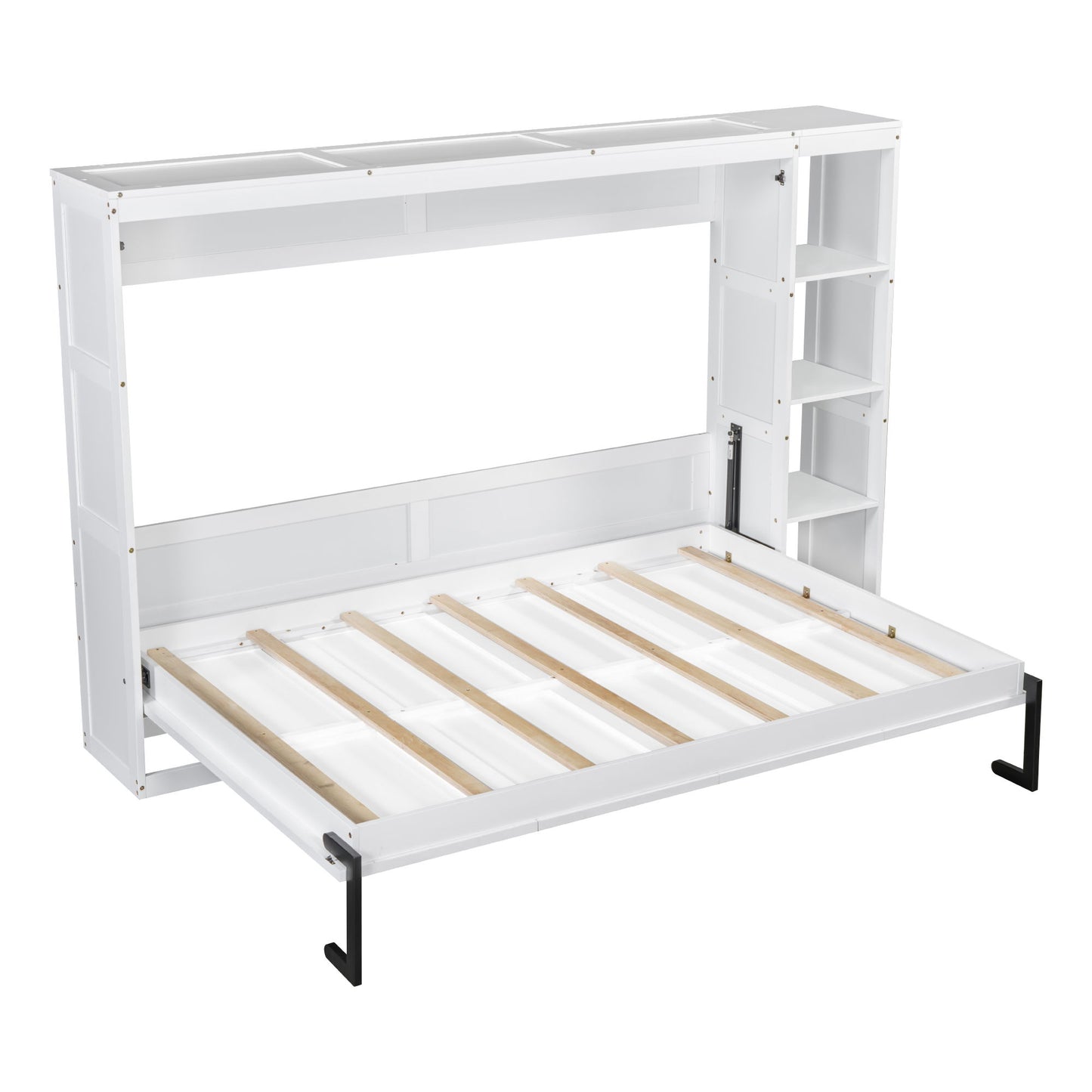 Murphy Bed With Bookshelf And Storage