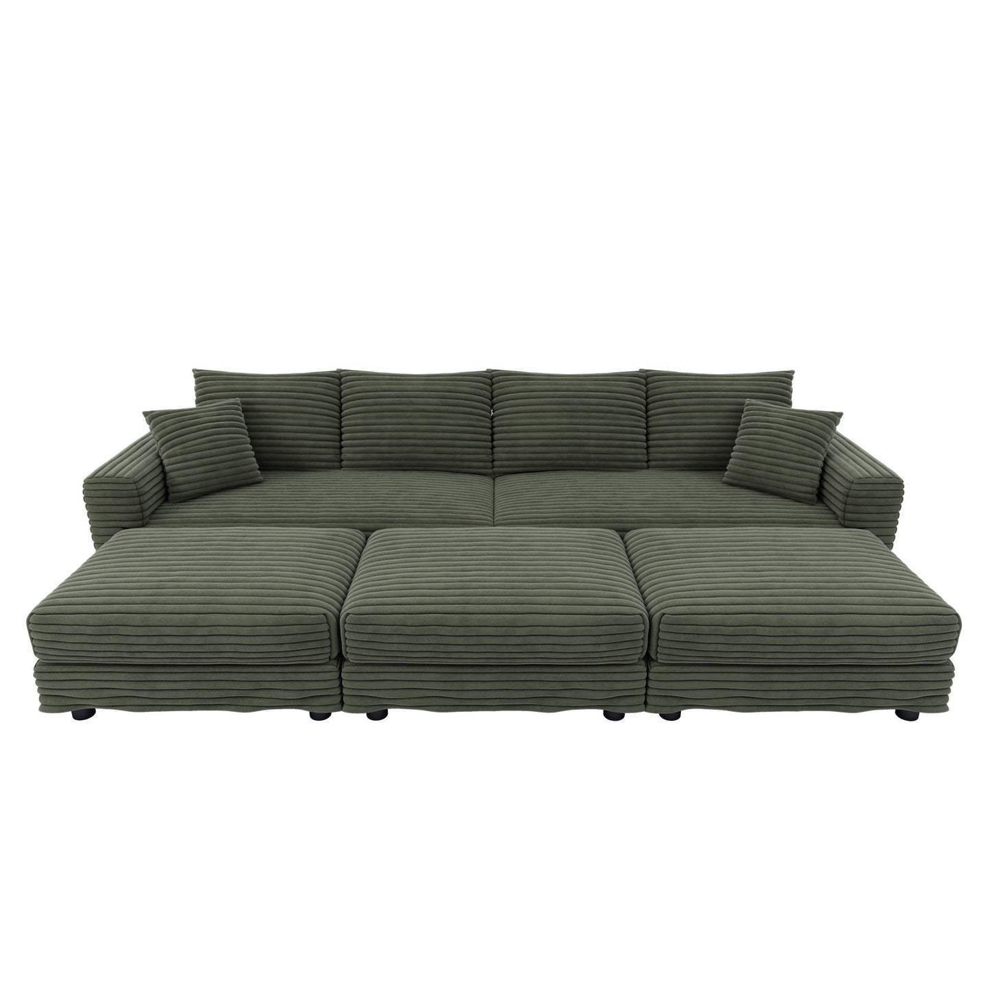 Modern Comfy Upholstered Sofa Cloud Couch & Deep Seat Couches