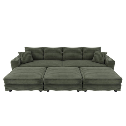 Modern Comfy Upholstered Sofa Cloud Couch & Deep Seat Couches
