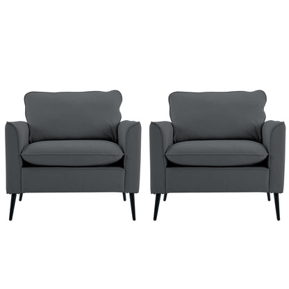 Nordic Retro Light Luxury Upholstered Sofa Chair